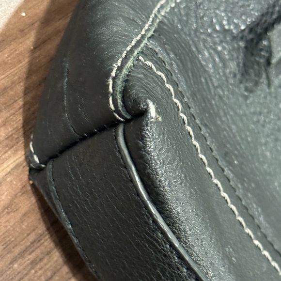 The Sak Black Pebble Leather Crossbody Bag VGUC (Minor Corner Wear) - Picture 7 of 11